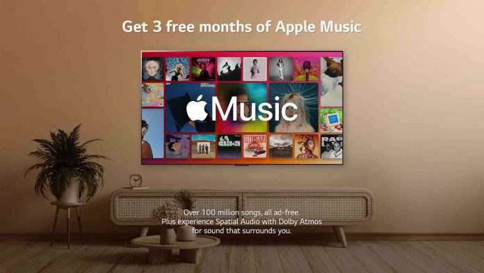 Les téléviseurs LG : Apple Music en audio spatial avec Dolby Atmos